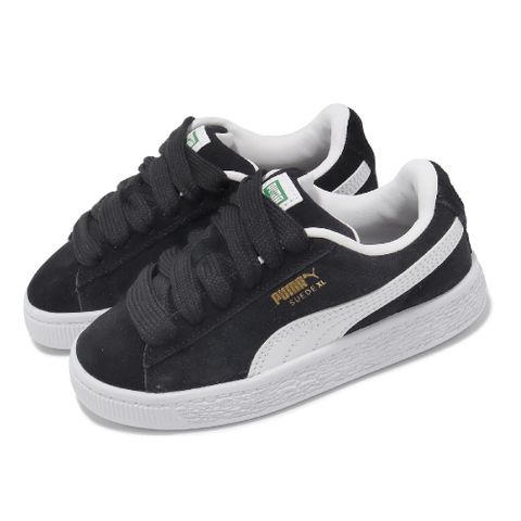 PUMA 彪馬 休閒鞋 Suede XL PS 中童鞋 黑 白 麂皮 經典 小朋友 板鞋 39657802