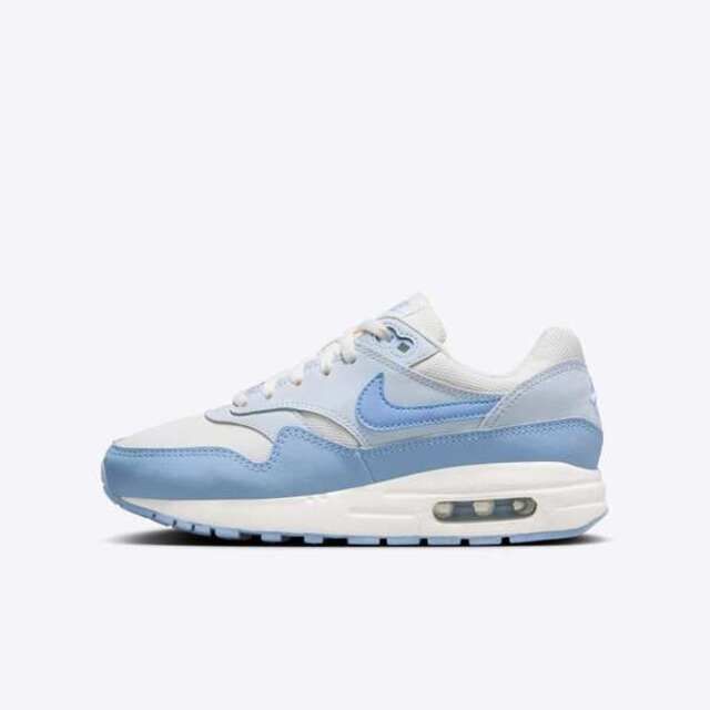 NIKE 耐吉 Nike Air Max 1 GS DZ3307-116 大童 運動休閒鞋 復古鞋 氣墊 緩震 舒適 穿搭 白藍