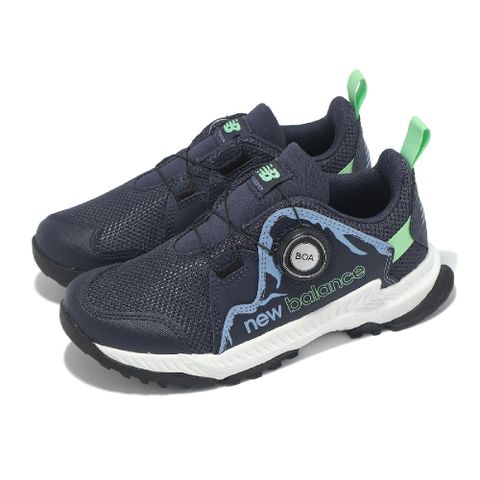 New Balance 紐巴倫 越野跑鞋 DynaSoft Trail Magic 中童 寬楦 藍 旋鈕 小朋友 運動鞋 NB PTBTRBG1-W