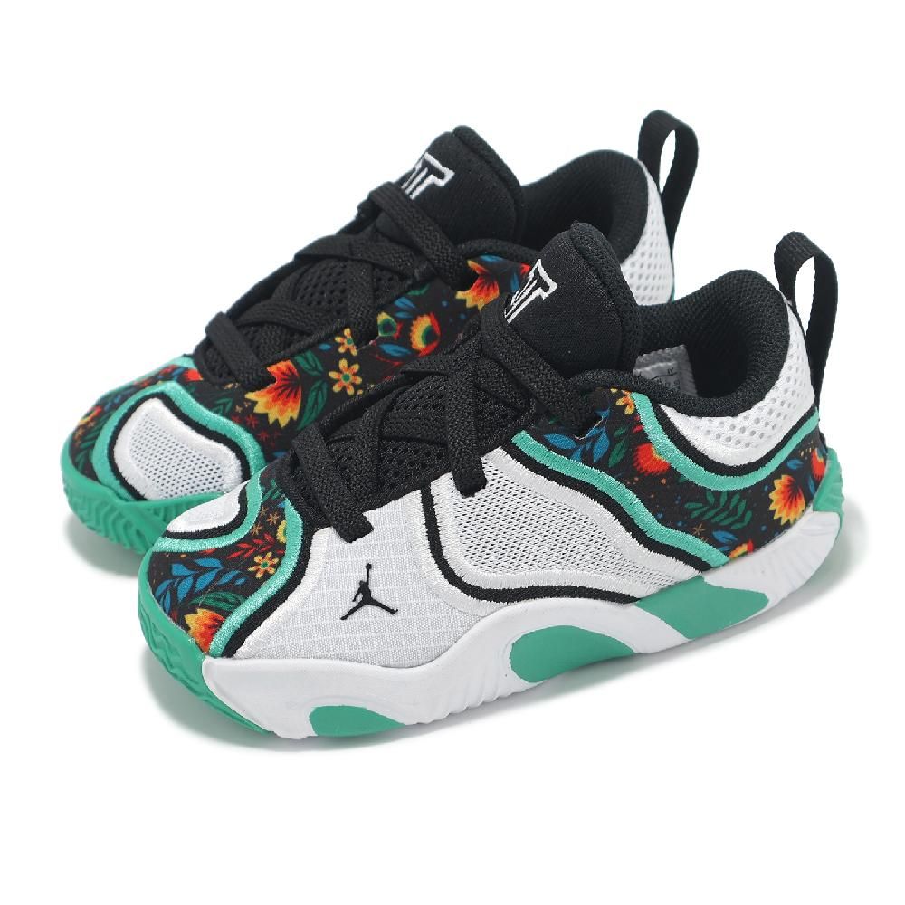 NIKE 耐吉 童鞋 Jordan Tatum 3 TD 小童 學步鞋 白 黑 綠 運動鞋 親子鞋 HF3138-103