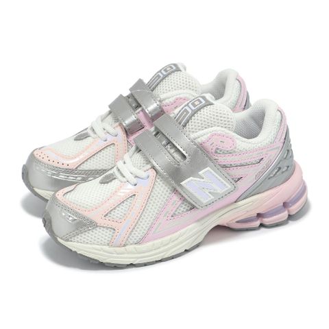New Balance 紐巴倫 休閒鞋 1906R 中童 寬楦 粉 銀 魔鬼氈 小朋友 復古 運動鞋 NB PV1906RP-W