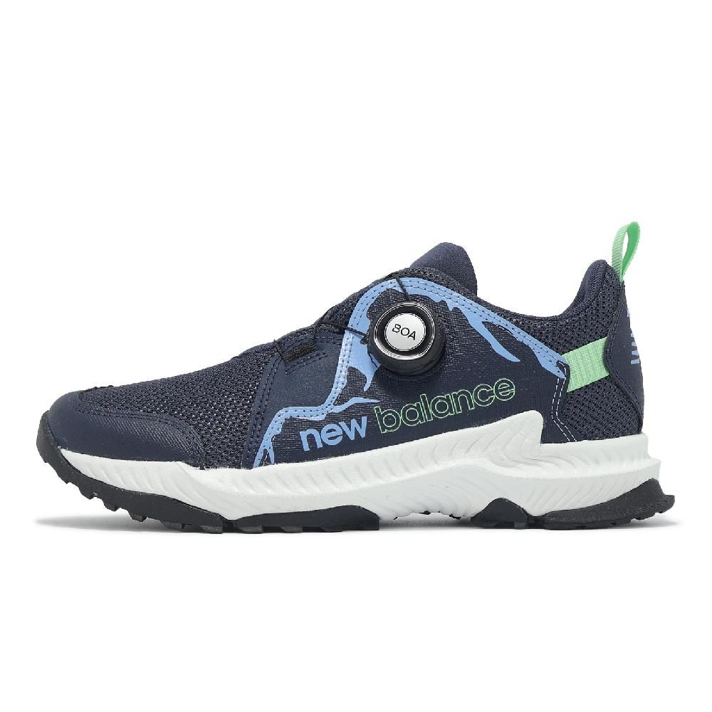 New Balance 紐巴倫 越野跑鞋 DynaSoft Trail Magic BOA 中童 寬楦 藍 小朋友 運動鞋 NB GTBTRBG1-W