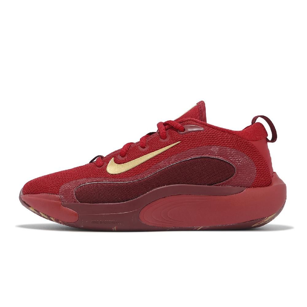 NIKE 耐吉 籃球鞋 IsoFly KC GS 大童 女鞋 紅 金 緩震 運動鞋 FZ7298-600