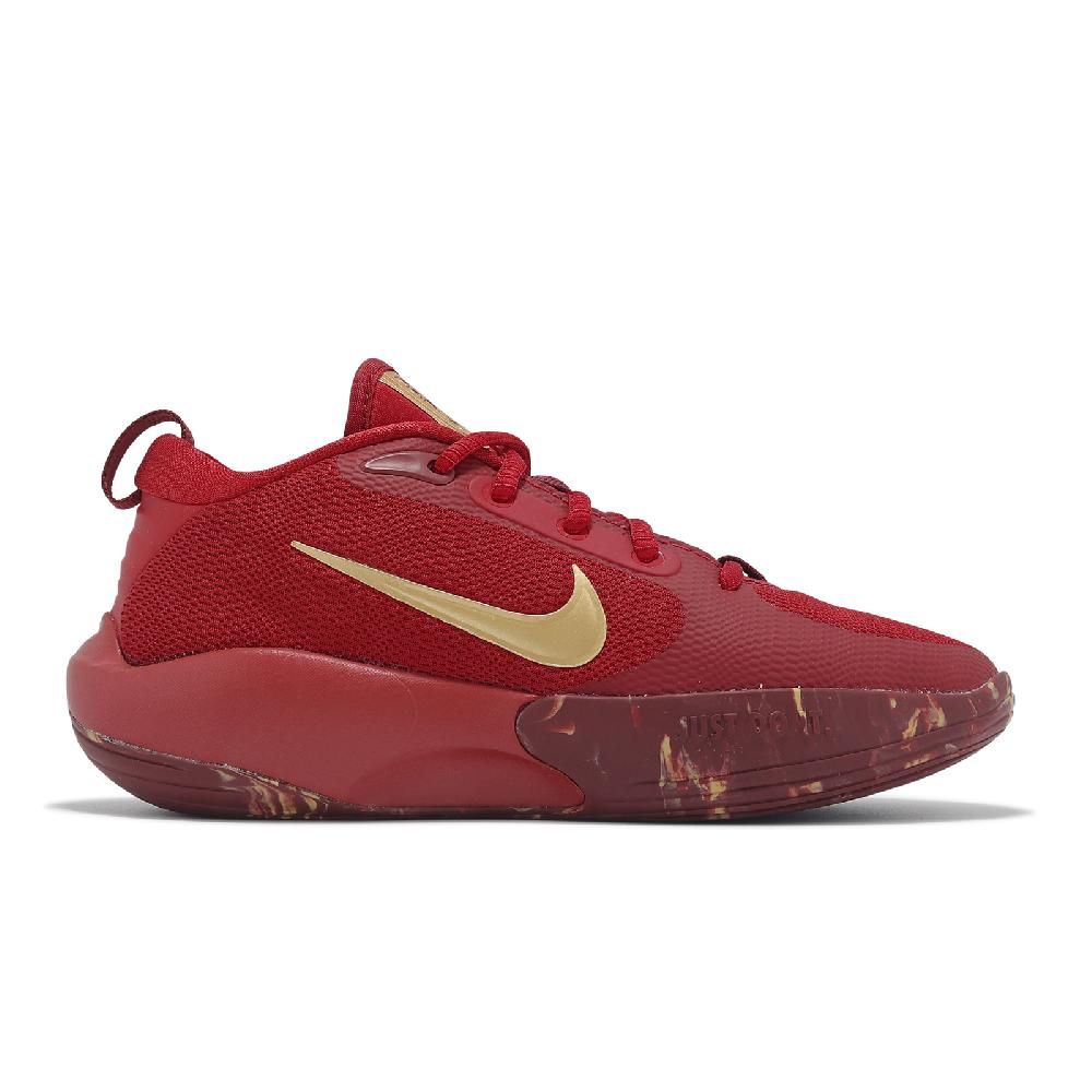 NIKE 耐吉 籃球鞋 IsoFly KC GS 大童 女鞋 紅 金 緩震 運動鞋 FZ7298-600