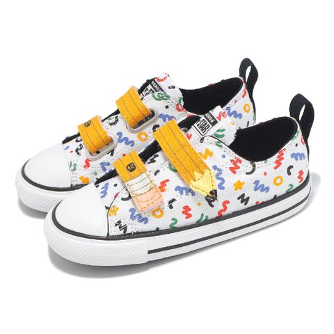 童鞋 Chuck Taylor All Star 2V 小童 白 學步鞋 魔鬼氈 鉛筆 帆布鞋 A07219C