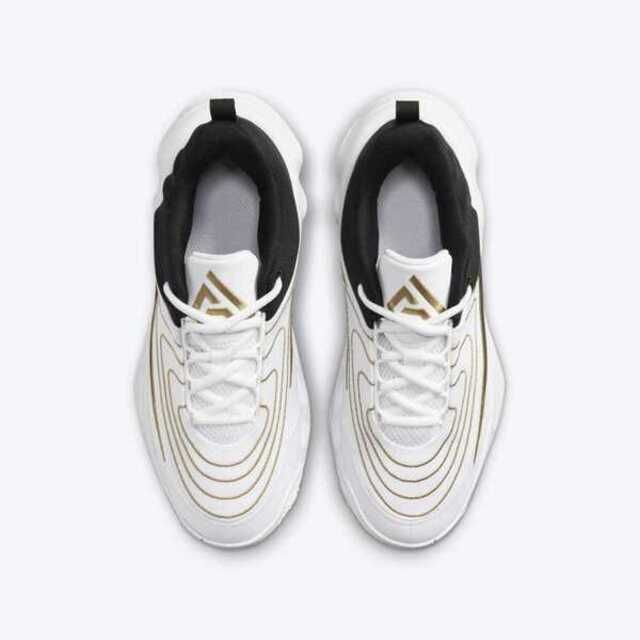 NIKE 耐吉 Nike Giannis Immortality 4 GS FZ6734-100 大童 籃球鞋 運動 字母哥 白黑金