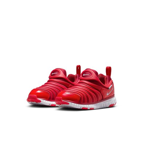 NIKE 耐吉 NIKE DYNAMO FREE PS 中大童鞋 休閒鞋 紅色 毛毛蟲鞋-343738621