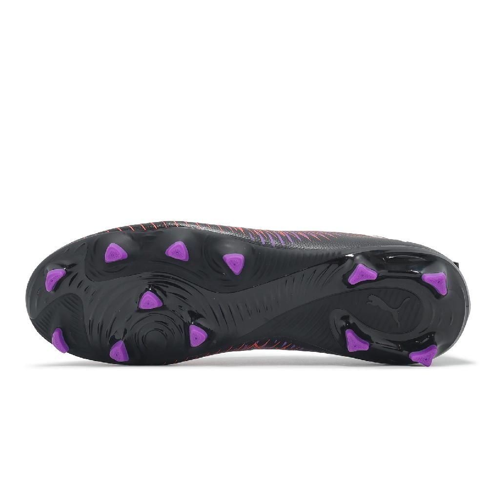 PUMA 彪馬 足球鞋 Future 8 Play FG/AG JR 大童 中童 橘紫 黑 抓地 人造草皮 運動鞋 10814401