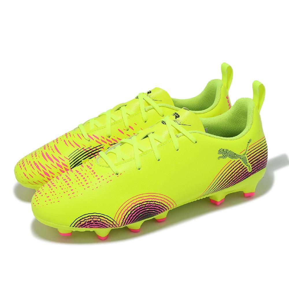 PUMA 彪馬 足球鞋 Future 8 Play FG/AG JR 大童 女鞋 綠 黑 輕量 運動鞋 適用人造草皮 10814403