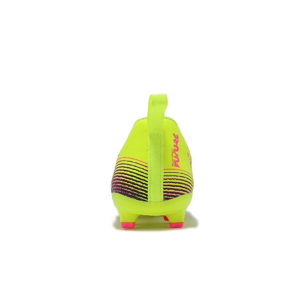 PUMA 彪馬 足球鞋 Future 8 Play FG/AG JR 大童 女鞋 綠 黑 輕量 運動鞋 適用人造草皮 10814403
