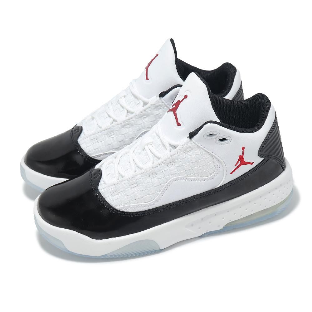 NIKE 耐吉 籃球鞋 Jordan Max Aura 2 GS 大童 女鞋 白 黑 冰底 氣墊 緩震 喬丹 CN8094-102