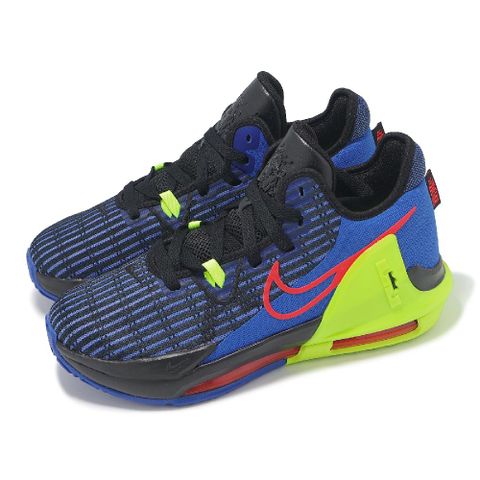NIKE 耐吉 籃球鞋 LeBron Witness 6 VI GS 大童 女鞋 黑 藍 LBJ 氣墊 緩震 DD0423-405
