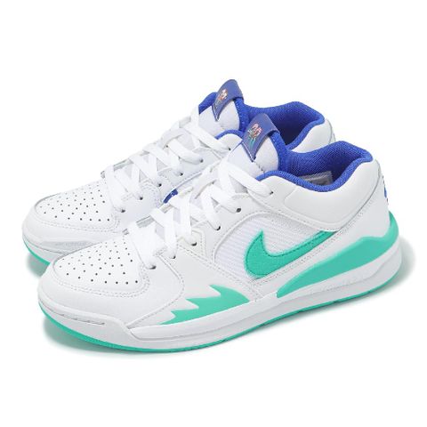 NIKE 耐吉 休閒鞋 Jordan Stadium 90 SE GS 大童 女鞋 白 綠 麂皮 復古 HJ3515-100