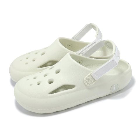 NIKE 耐吉 涼鞋 Jordan Hydrip GS 大童 女鞋 洞洞鞋 鏤空 象牙白 HF5981-002