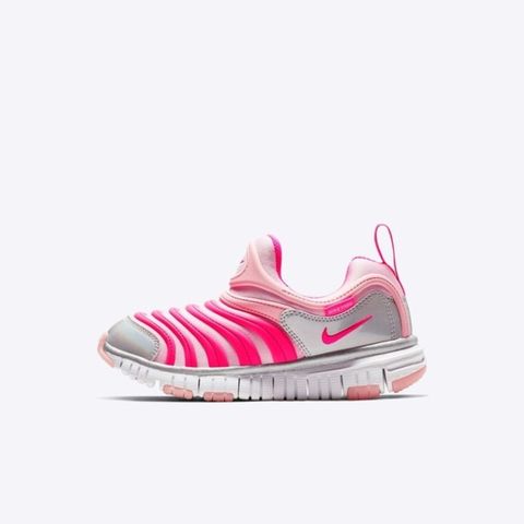 NIKE 耐吉 Nike Dynamo Free PS [CI1187-686] 中童 運動休閒鞋 毛毛蟲鞋 套穿式 舒適 粉銀
