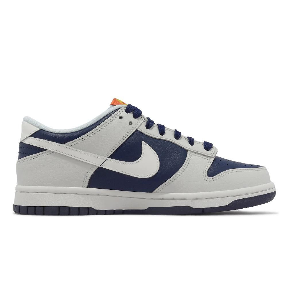 NIKE 耐吉 休閒鞋 Dunk Low BG 女鞋 大童鞋 灰 藍 UV熱感應 經典 低筒 FN6968-025