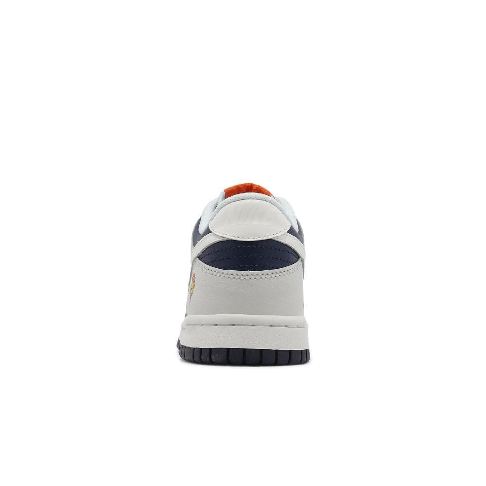 NIKE 耐吉 休閒鞋 Dunk Low BG 女鞋 大童鞋 灰 藍 UV熱感應 經典 低筒 FN6968-025