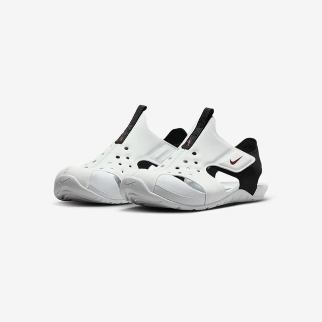 NIKE 耐吉 Nike Sunray Protect 2 PS [943826-100] 中童 運動休閒涼鞋 魔鬼氈 護趾 白黑