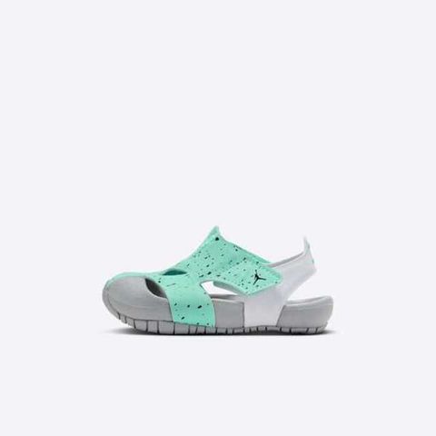 Nike Jordan Flare TD [CI7850-302] 小童 運動休閒涼鞋 魔鬼氈 輕便 舒適 綠灰