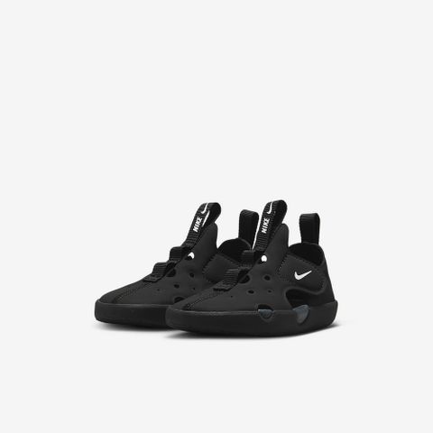 【NIKE】SUNRAY PROTECT 4 TD 嬰幼 童鞋 休閒鞋 涼鞋 黑色 魔鬼氈-HF6278001