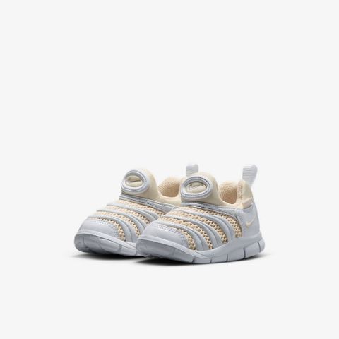 【NIKE】NIKE DYNAMO FREE BR TD 嬰幼 童鞋 休閒鞋 白色 米白 毛毛蟲鞋 -IB7246101