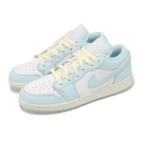 休閒鞋 Air Jordan 1 Low SE GS 大童 女鞋 寶寶藍 奶油底 AJ1 HJ5971-400
