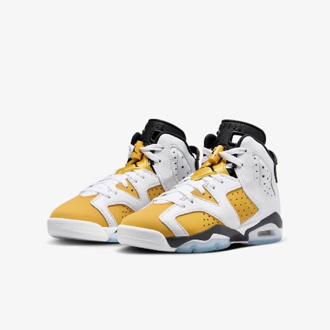 休閒鞋 Air Jordan 6 Retro GS 大童 女鞋 白 黃 AJ6 喬丹 氣墊  384665-170