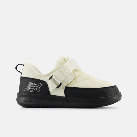 New Balance [YHMOCQO2] 大童 運動休閒鞋 保暖 舒適 魔鬼氈 米白 黑