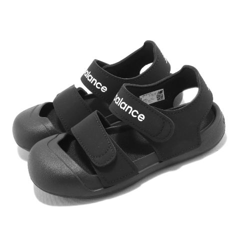 涼鞋 809 Sandal Wide 寬楦 童鞋 中童鞋 黑 護趾 魔鬼氈 小朋友 NB YT809BB-W
