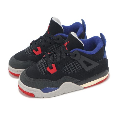 休閒鞋 Jordan 4 OG TD 小童 學步鞋 Rare Air 黑 藍 紅 喬丹 AJ4 IB4387-003