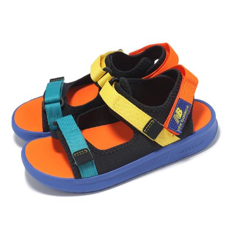 涼拖鞋 750 寬楦 中童 大童 橘 黃 藍 小朋友 休閒鞋 魔鬼氈 涼鞋 NB YH750OA-W