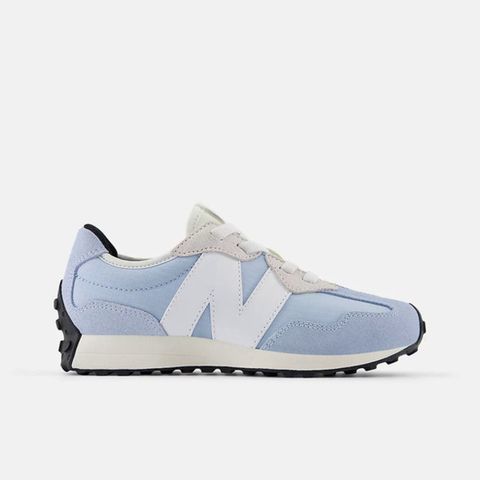 New Balance 紐巴倫 327 [PH327BS] 中童 運動休閒鞋 寬楦 彈性鞋帶 舒適 寶寶藍