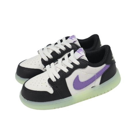 學步鞋 Jordan 1 Retro Low OG TD 小童 童鞋 寶寶鞋 黑 紫 HF0412-001