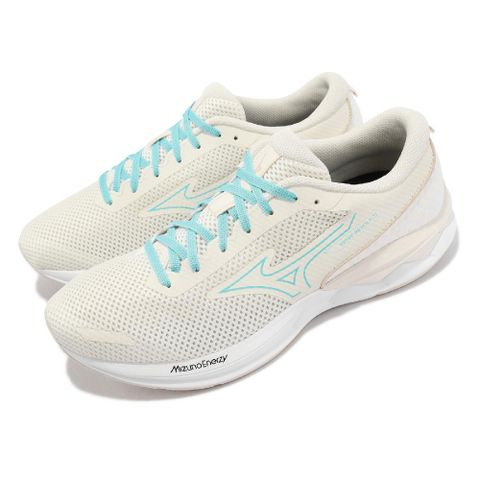 Mizuno 慢跑鞋 Wave Revolt 3 美津濃 男鞋 女鞋 白 米白 運動鞋 路跑 吸震 入門款 J1GC2314-02