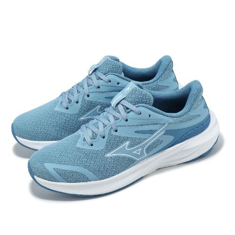 Mizuno 美津濃 慢跑鞋 Enerzy Runnerz 女鞋 藍 白 緩衝 透氣 運動鞋 K1GA2411-21