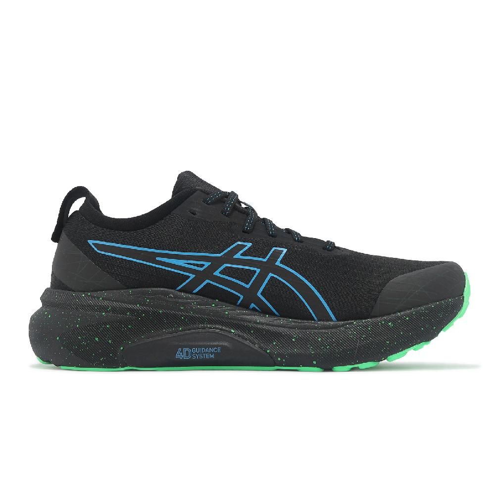 Asics 亞瑟士 慢跑鞋 GEL-Kayano 31 Lite-Show 男鞋 黑藍 支撐 夜光 厚底 運動鞋 亞瑟士 1011B949001