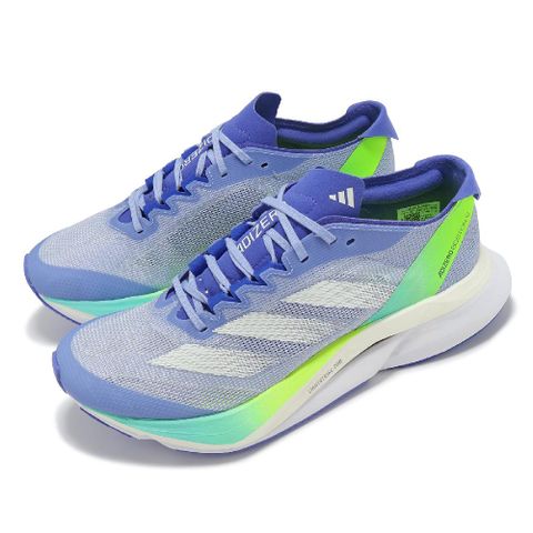 ADIDAS 愛迪達 慢跑鞋 Adizero Boston 12 W 女鞋 藍 白 緩衝 輕量 運動鞋 愛迪達 IF9220