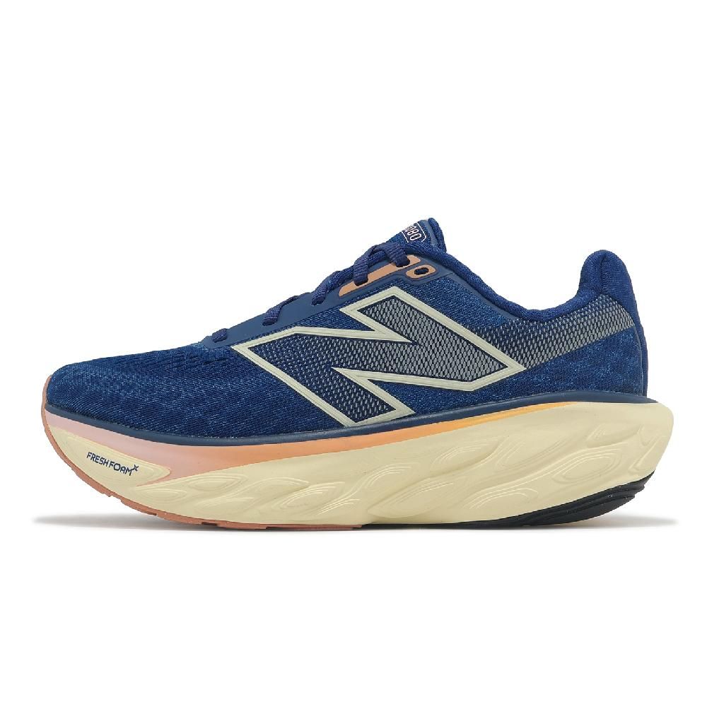 NEW BALANCE 慢跑鞋 Fresh Foam X 1080 V14 D 女鞋 寬楦 藍 米白 緩衝 運動鞋 NB W1080N14-D