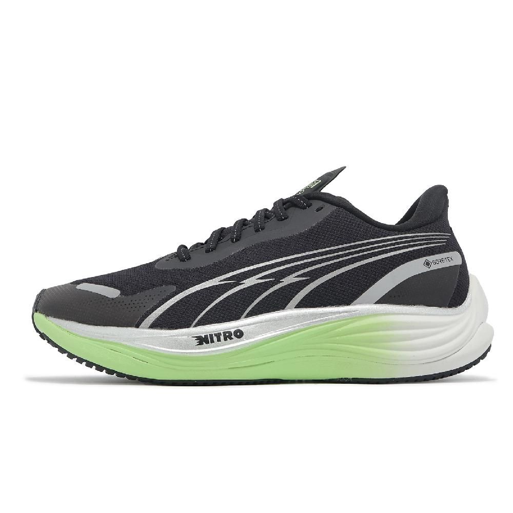 PUMA 慢跑鞋 Velocity Nitro 3 GTX Wns 女鞋 黑白 防水 氮氣中底 運動鞋 37980201