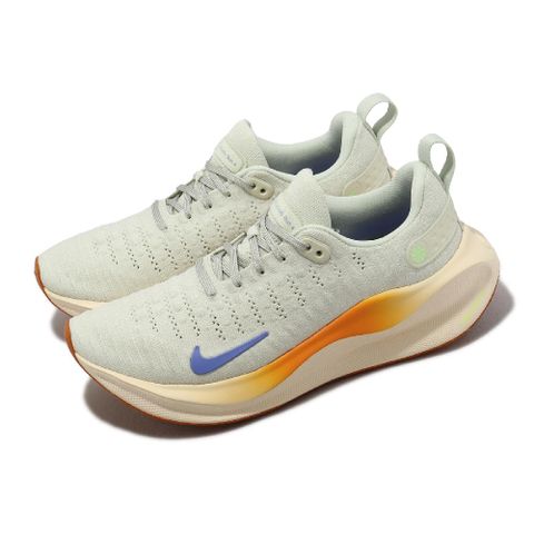 NIKE 耐吉 慢跑鞋 Wmns Reactx Infinity Run 4 女鞋 綠 橘 運動鞋 緩震 環保材質 DR2670-007