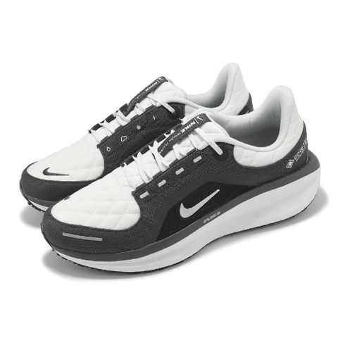 NIKE 耐吉 防水慢跑鞋 Air Winflo 11 GTX 男鞋 黑 米白 銀 Gore Tex 緩震 運動鞋 FQ1358-004