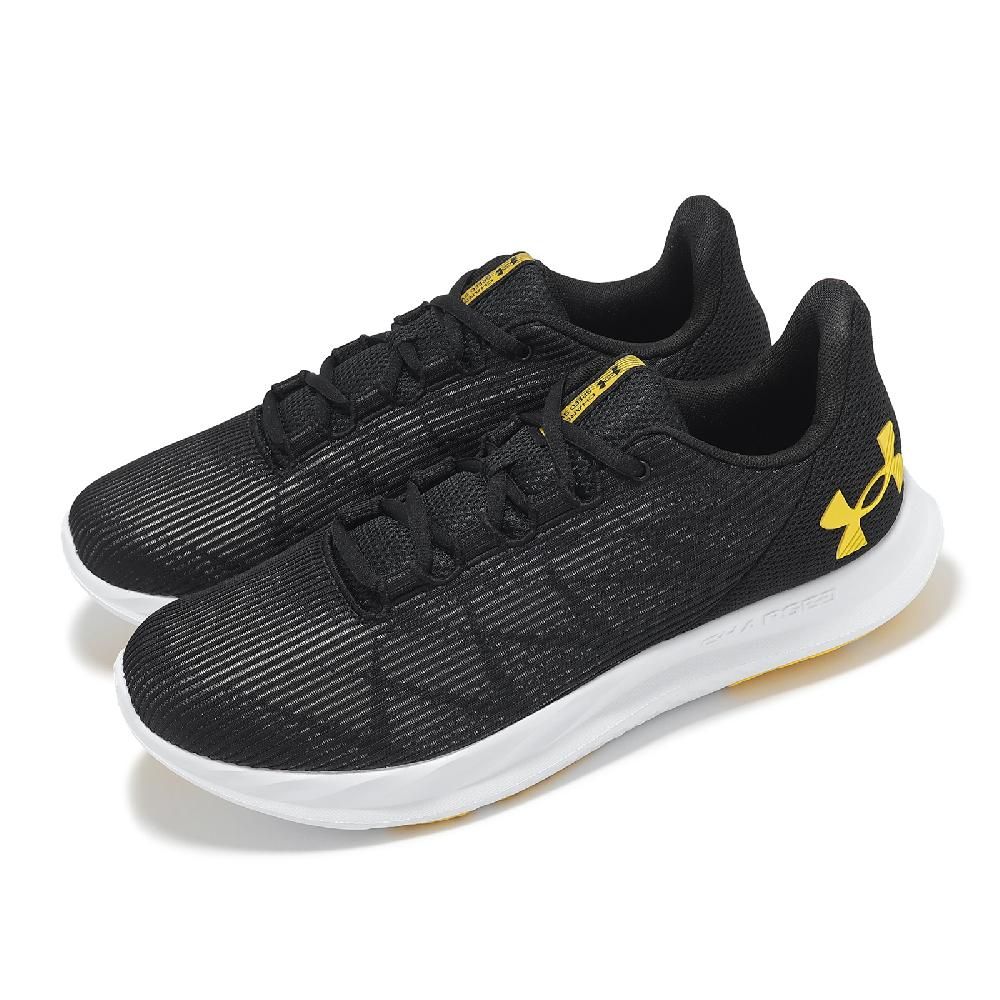 Under Armour 安德瑪慢跑鞋Charged Speed Swift 男鞋黑黃透氣緩