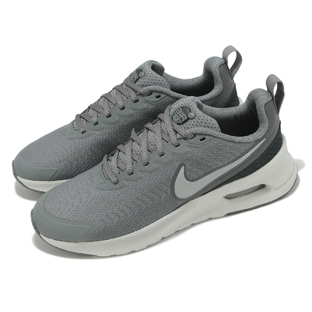 NIKE 耐吉 慢跑鞋 Air Max Nuaxis 男鞋 灰 白 氣墊 緩震 運動鞋 FD4329-007