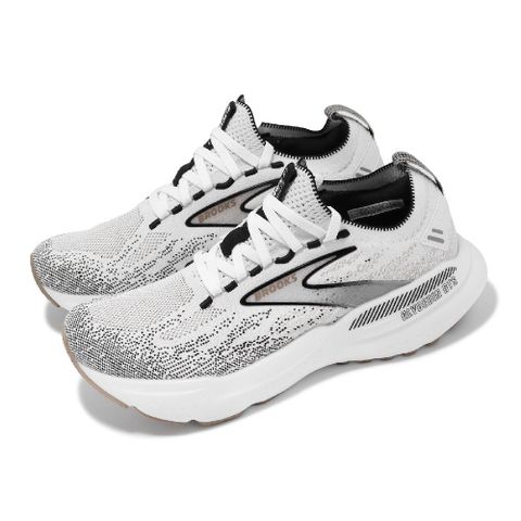 慢跑鞋 Glycerin StealthFit GTS 21 女鞋 白 灰 支撐 甘油系列 氮氣中底 1204111B135