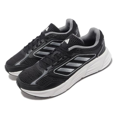 adidas 愛迪達 慢跑鞋 Galaxy Star M 男鞋 黑 白 緩震 運動鞋 基本款 IF5398