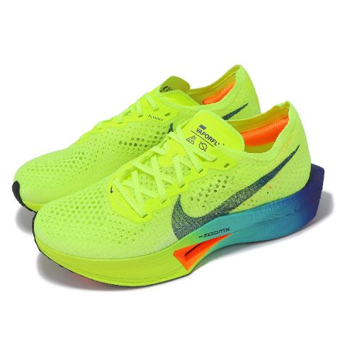競速跑鞋 Wmns ZoomX Vaporfly Next% 3 女鞋 螢光綠 碳板 馬拉松 DV4130-700