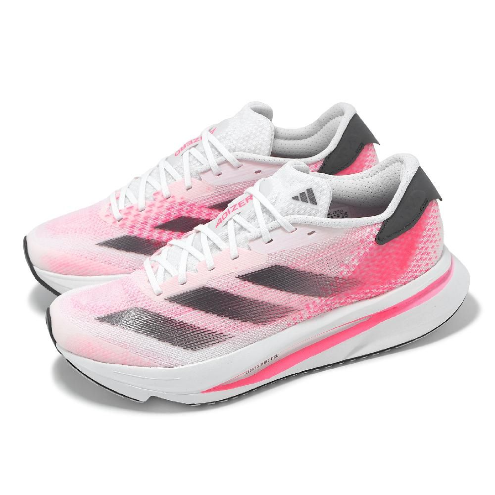 ADIDAS 愛迪達 慢跑鞋 Adizero SL2 W 女鞋 白 粉紅 黑 運動鞋 雙層緩震中底 愛迪達 IF6767