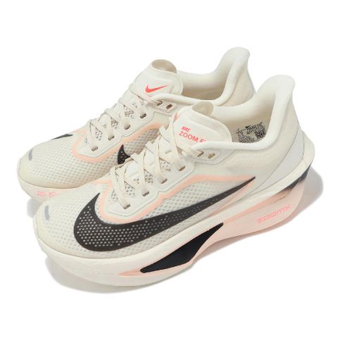 NIKE 耐吉 慢跑鞋 Wmns Zoom Fly 6 女鞋 米白 黑 厚底 運動鞋 馬拉松 FN8455-102