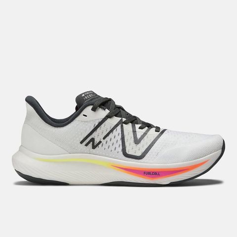 New Balance 紐巴倫 New Balance Fuelcell Rebel V3 [MFCXCW3] 男 慢跑鞋 競速 跑鞋 2E 寬楦 白黑