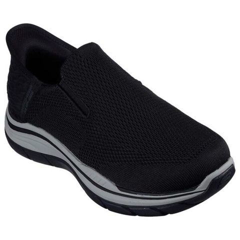 Skechers Expected 2.0 [205196BLK] 男 休閒鞋 健走鞋 運動鞋 步行 舒適 透氣 黑